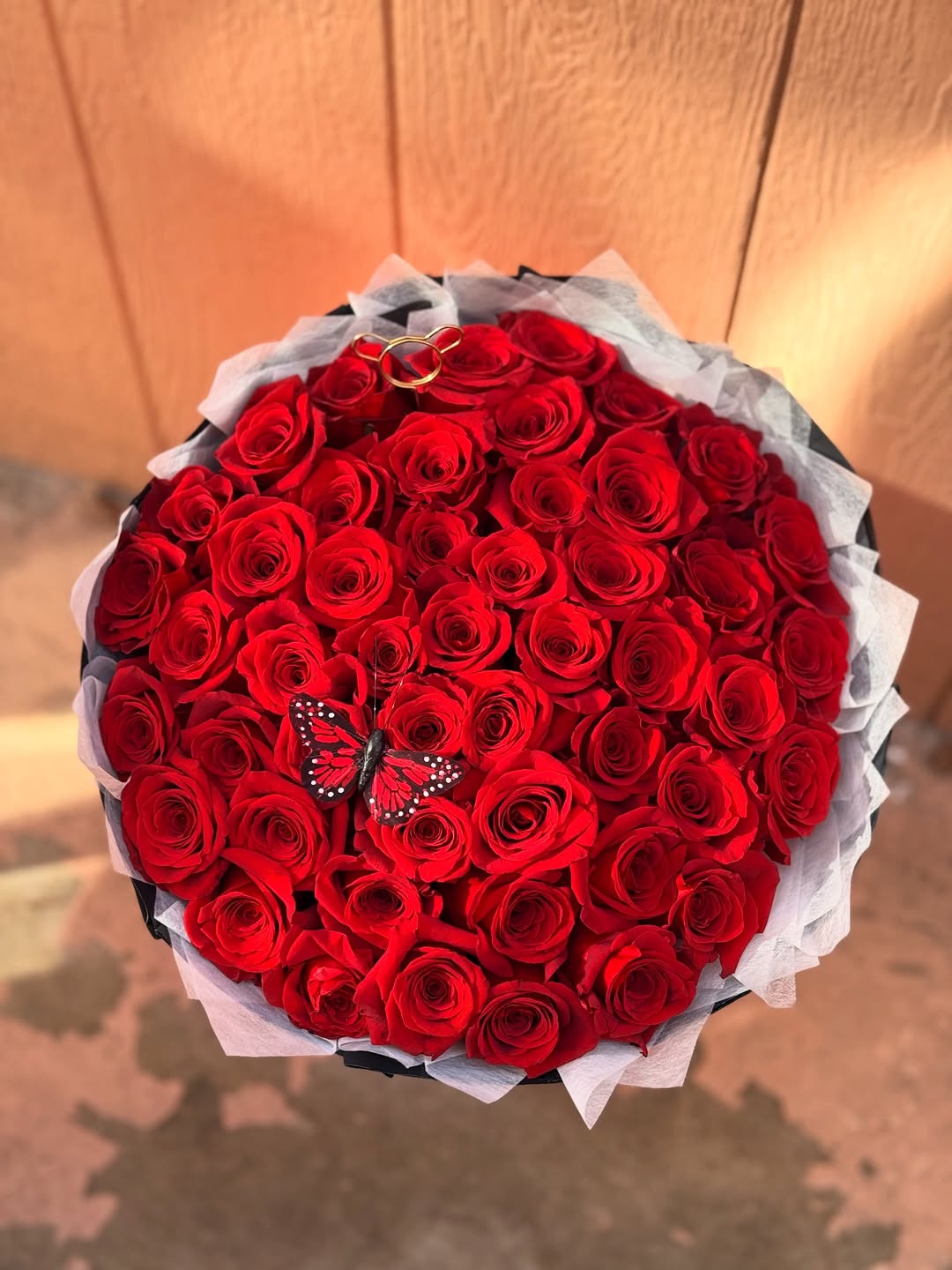Red rose bouquet